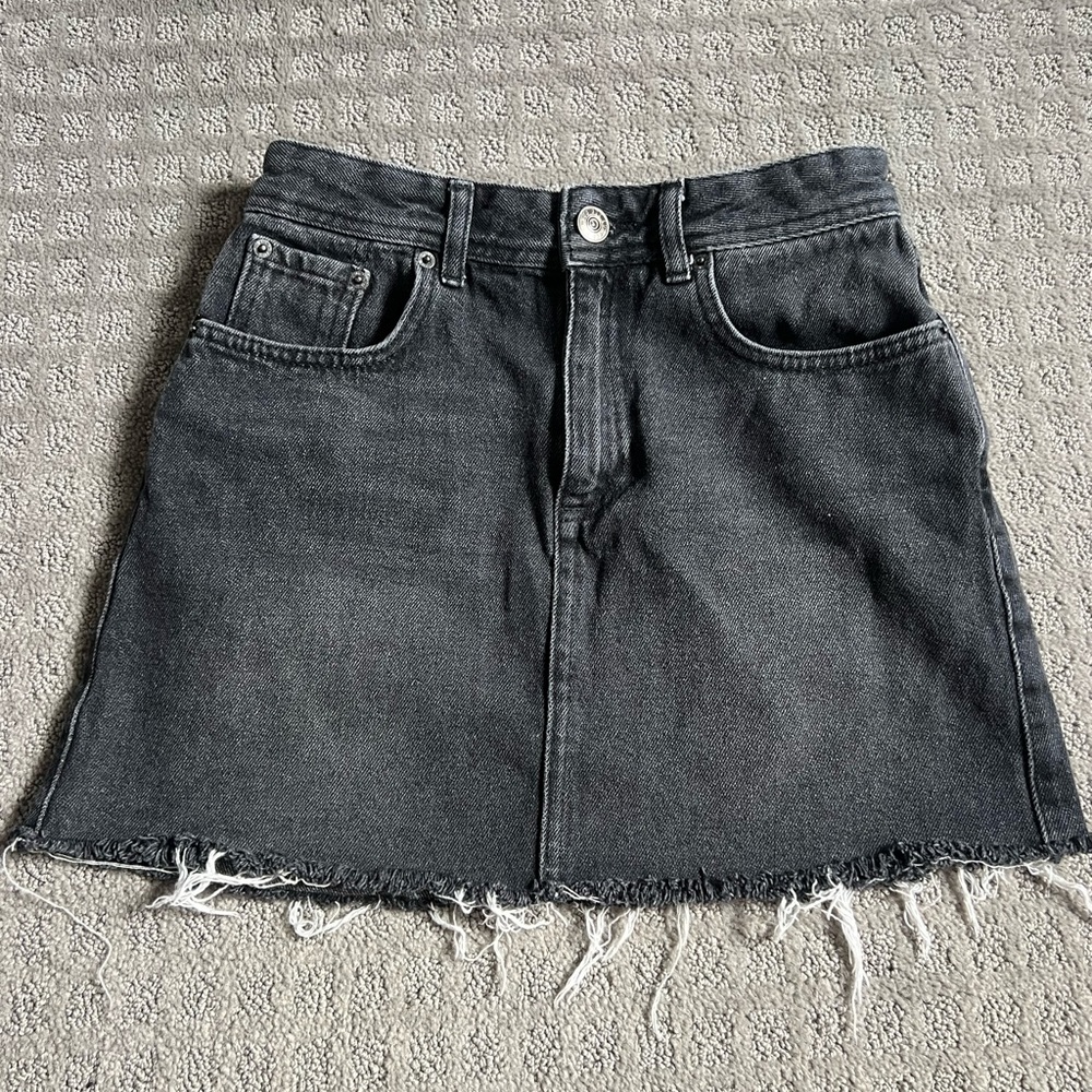 Urban Outfitters Bdg black denim skirt
